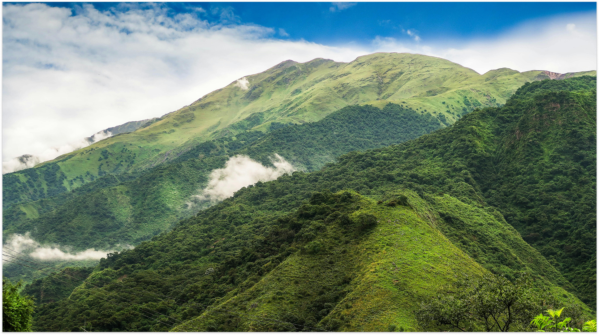 Mountain landscape of the Sierra Nevada de Santa Marta, Colombia